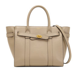 Small Zipped Bayswater, Leather, Taupe, MIE, S, 2*